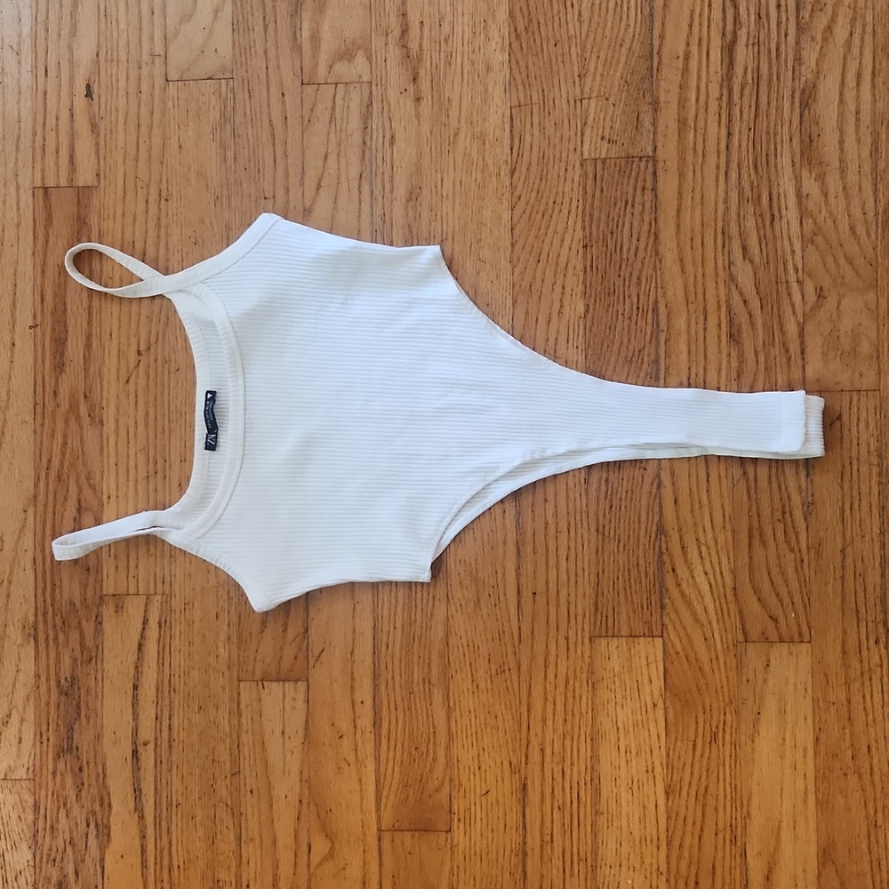 ZARA high cut bodysuit size medium